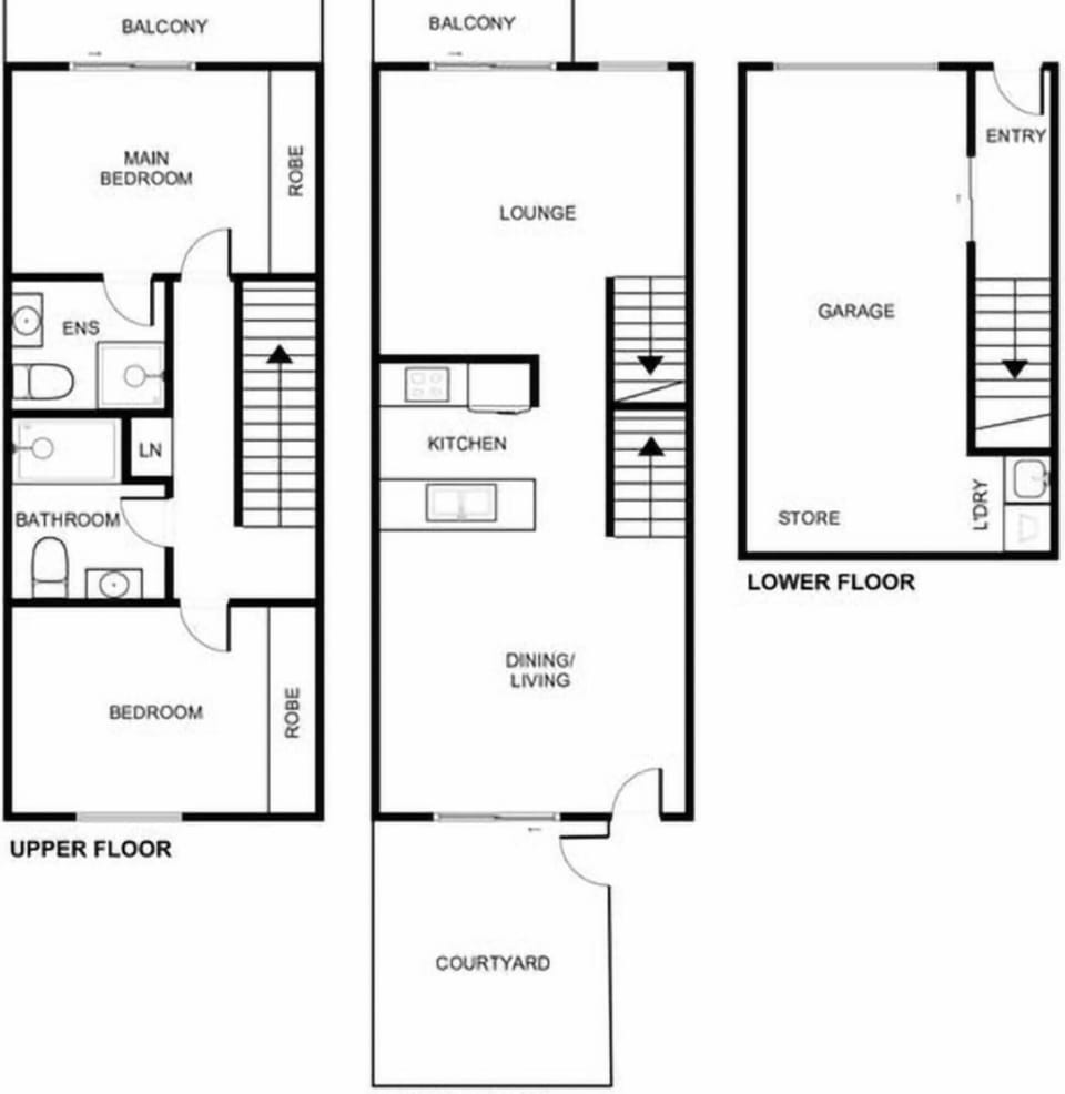 Floorplan of Townhouse