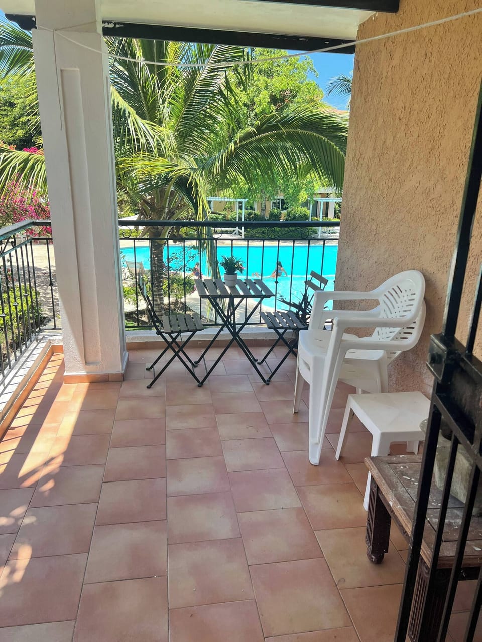 Apartment, 2 Bedrooms, Balcony, Pool View | Balcony