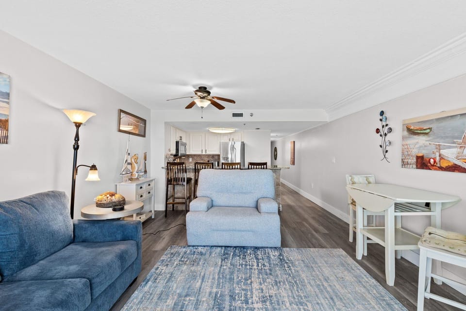 The open flow of the room makes it easy for everyone to gather and enjoy time together.