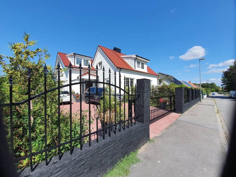Located in a peaceful, family-friendly residential area of Malmö with convenient street access.