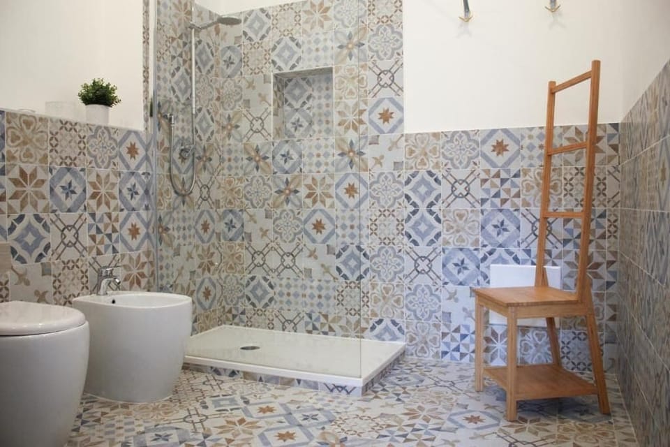 Free toiletries, hair dryer, bidet, towels