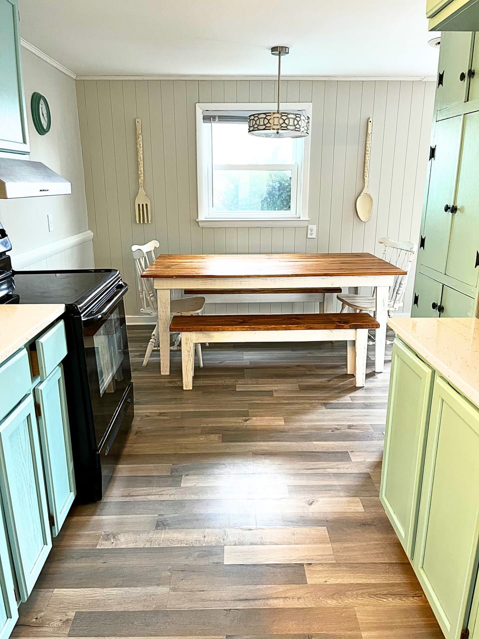 Dining table seats 8