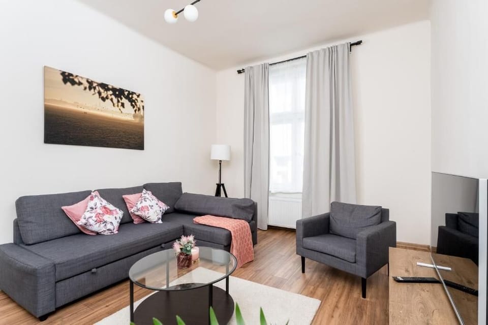 Comfort Apartment | Living area | Flat-screen TV