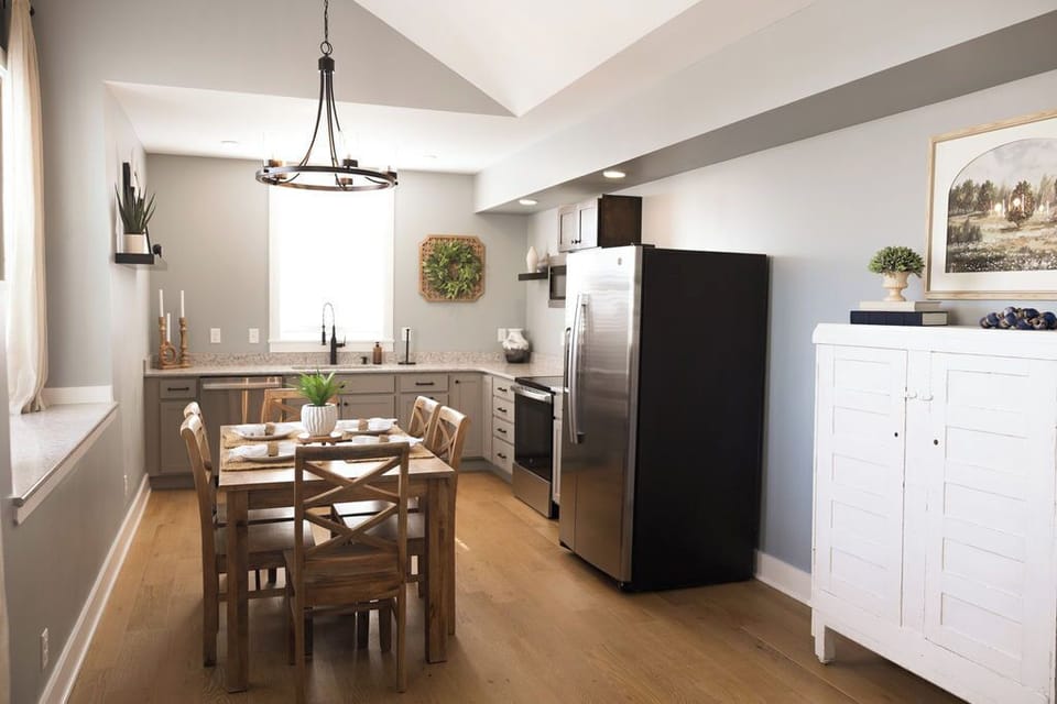 The kitchen has everything you need for making meals and memories together.