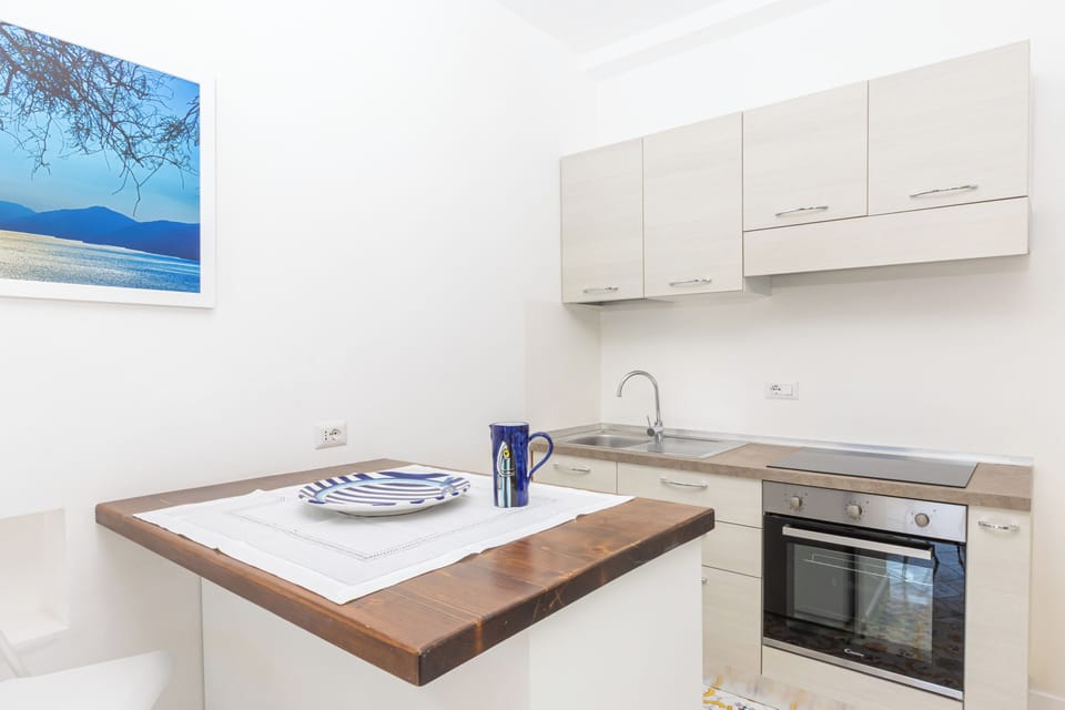 Luxury Apartment, 2 Bedrooms | Private kitchen | Fridge, microwave, oven, stovetop