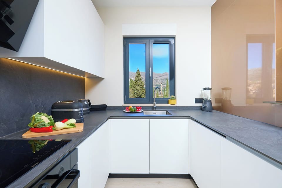Apartment (4 Bedrooms) | Private kitchen | Coffee/tea maker, microwave, stovetop, dishwasher