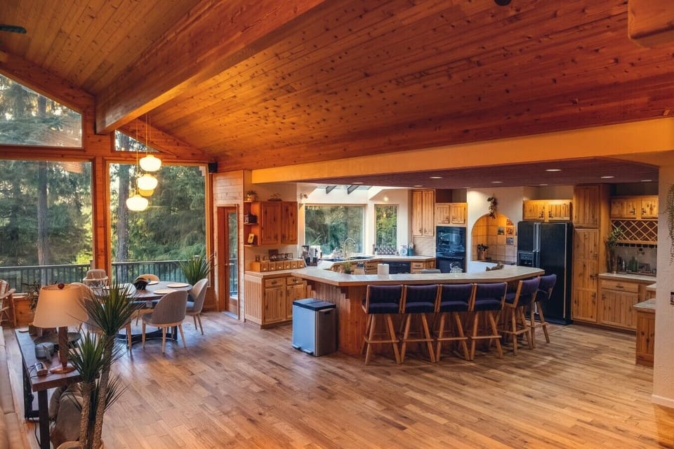 Fully equipped kitchen designed for entertaining and family gatherings.