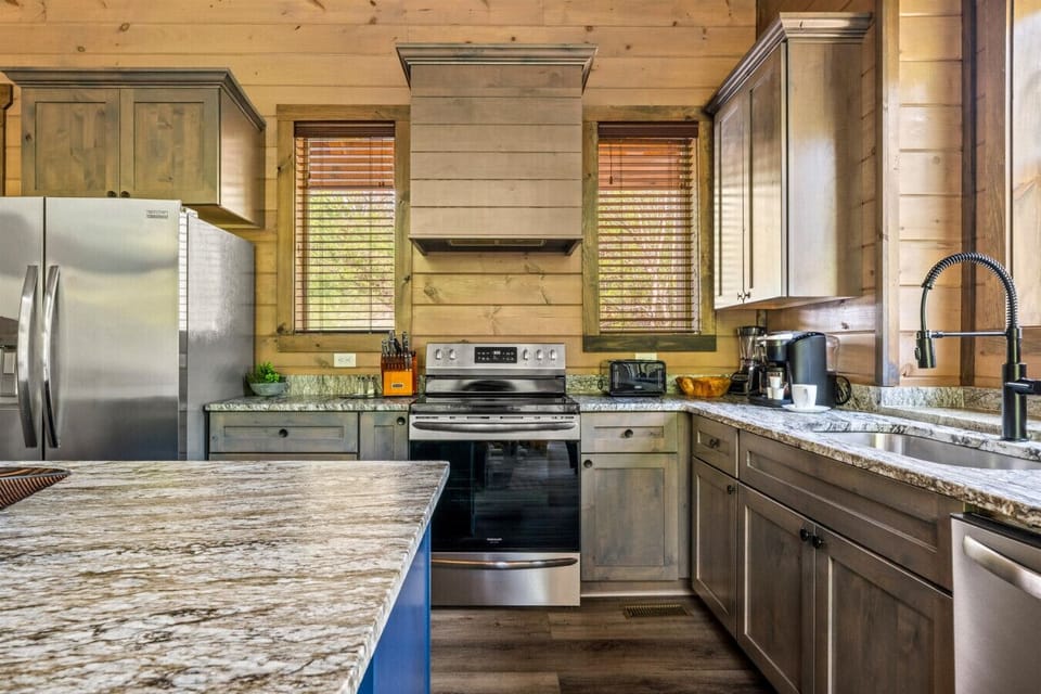 Whether preparing a holiday feast or a quick snack between adventures this kitchen makes every meal feel a little more special.