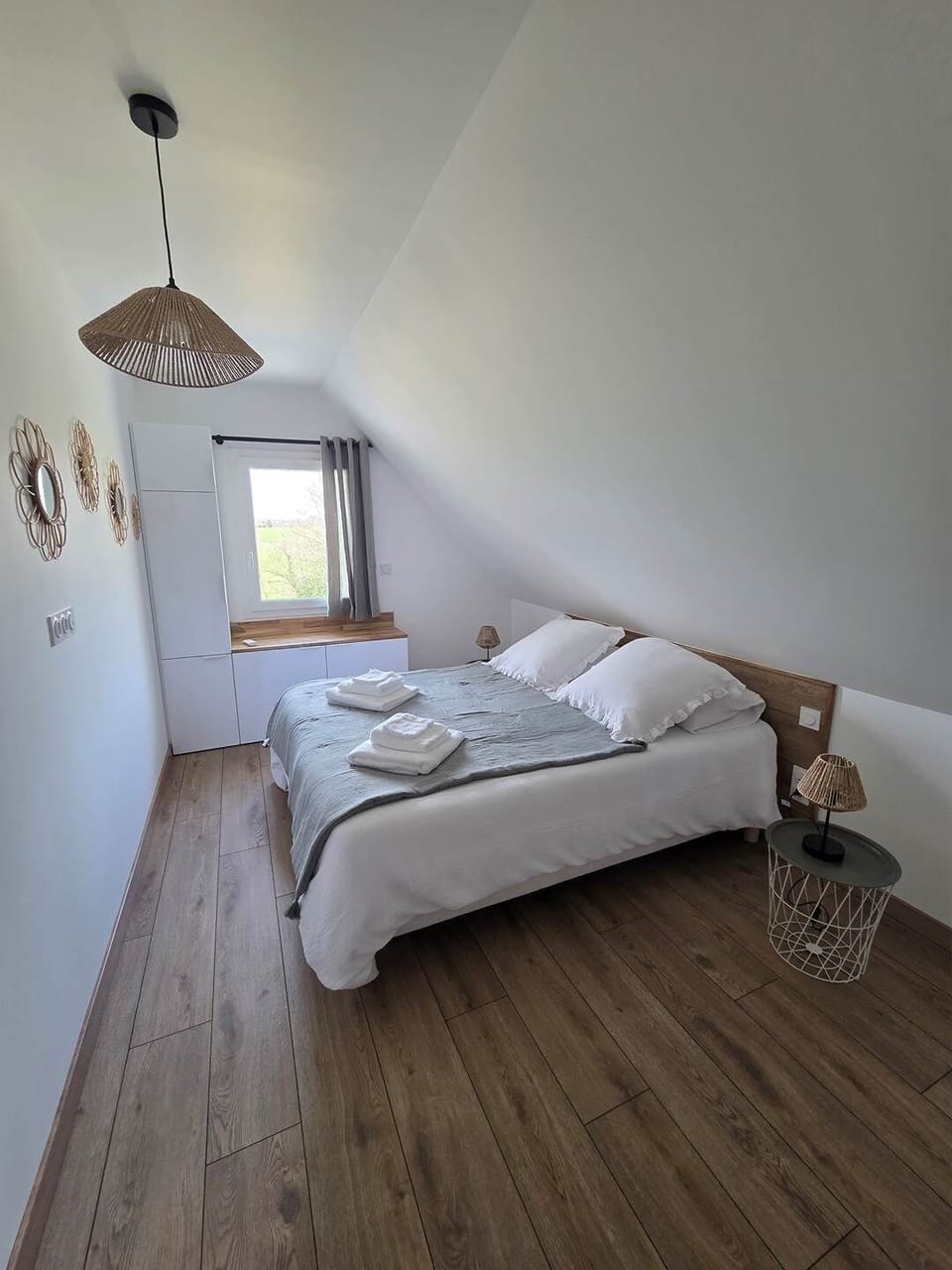 Chambre double vue sur la campagne