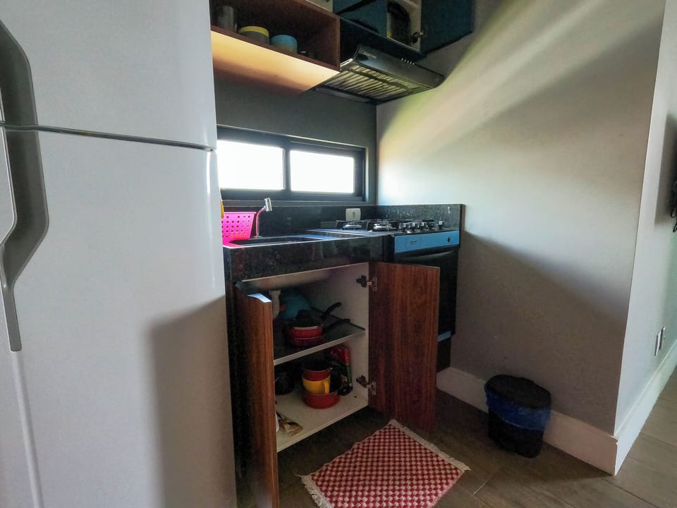 Comfort Apartment, Lanai, City View | Private kitchen | Coffee/tea maker, toaster, blender, dining tables