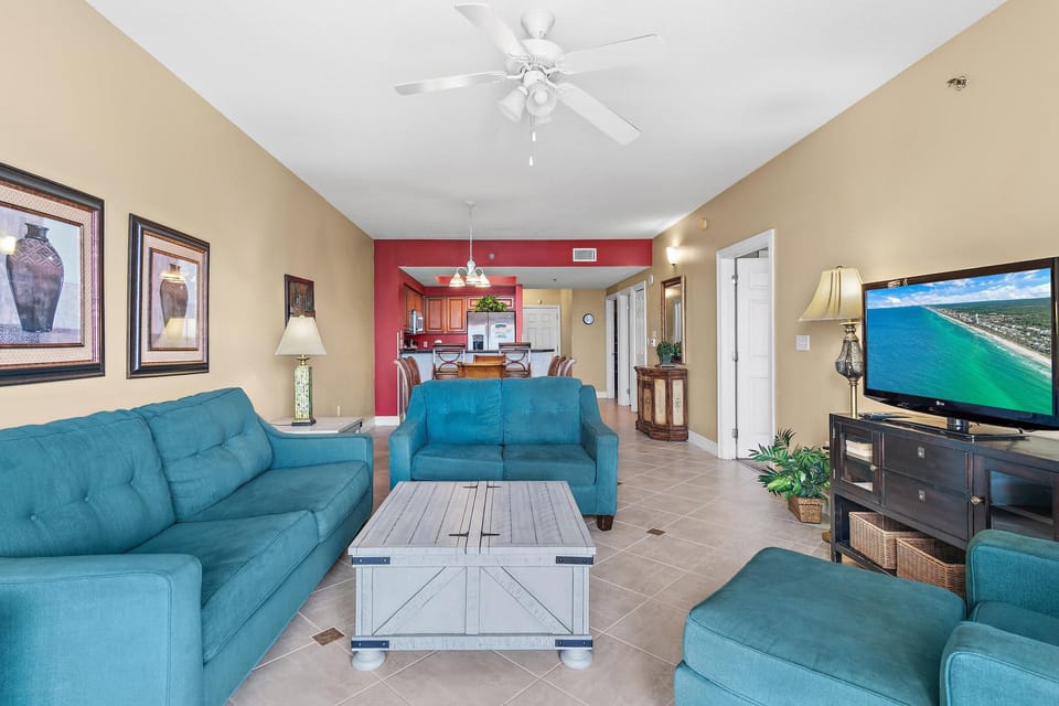 Condo, Multiple Beds (Ariel Dunes II 607) | Living area