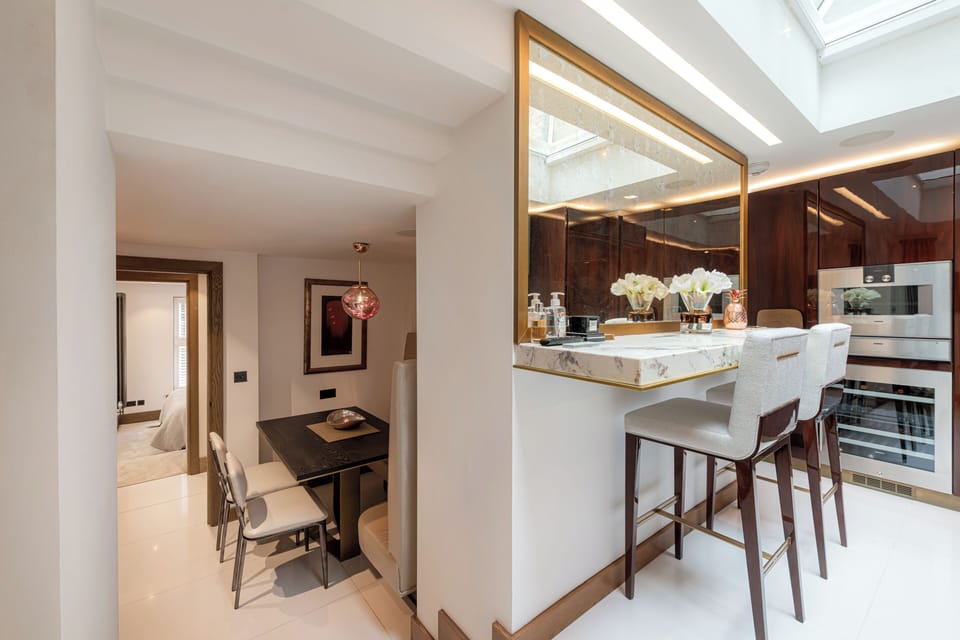 Open plan dining