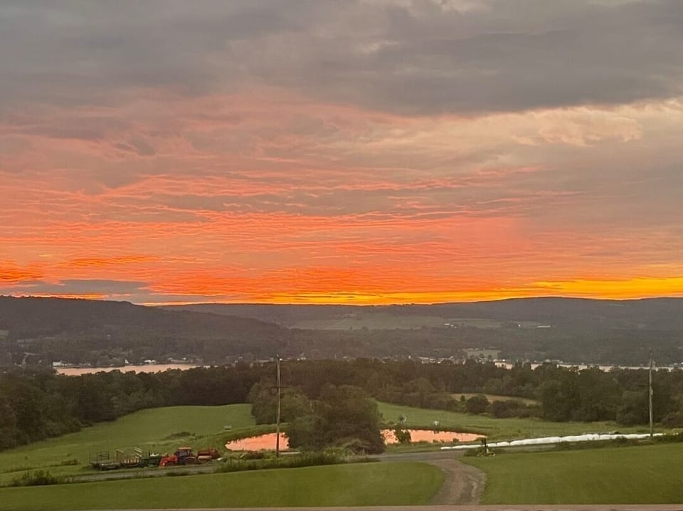 Stunning views from the deck