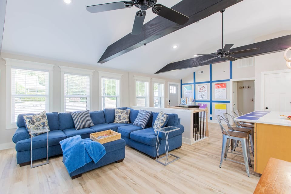 After Exploring Mount Airy, Sink into Comfy Seating to Watch a Movie or to Enjoy Each Others Company