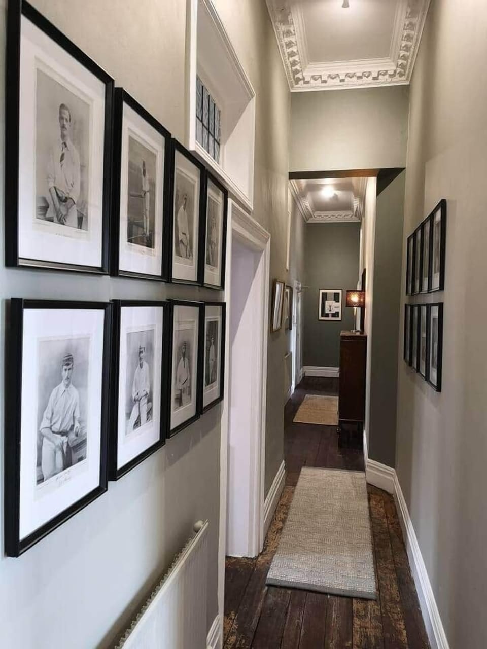 the hall way. 
