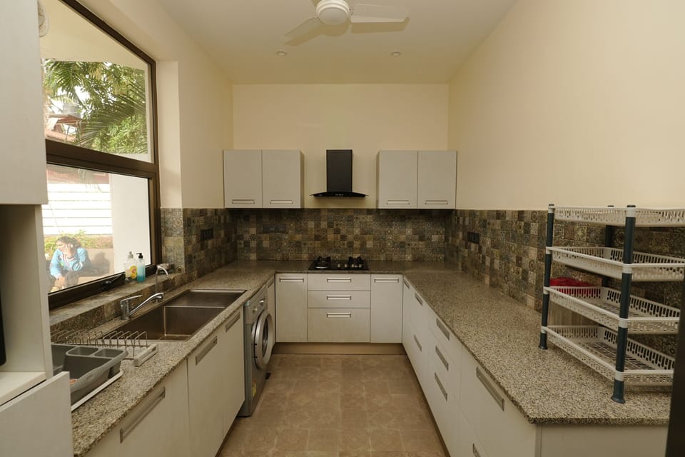 Villa, Non Smoking, Private Pool | Private kitchen | Full-size fridge, microwave, stovetop, cookware/dishes/utensils