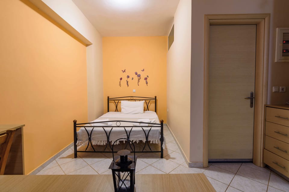 Bright Bedroom with Storage Space and Calm Atmosphere