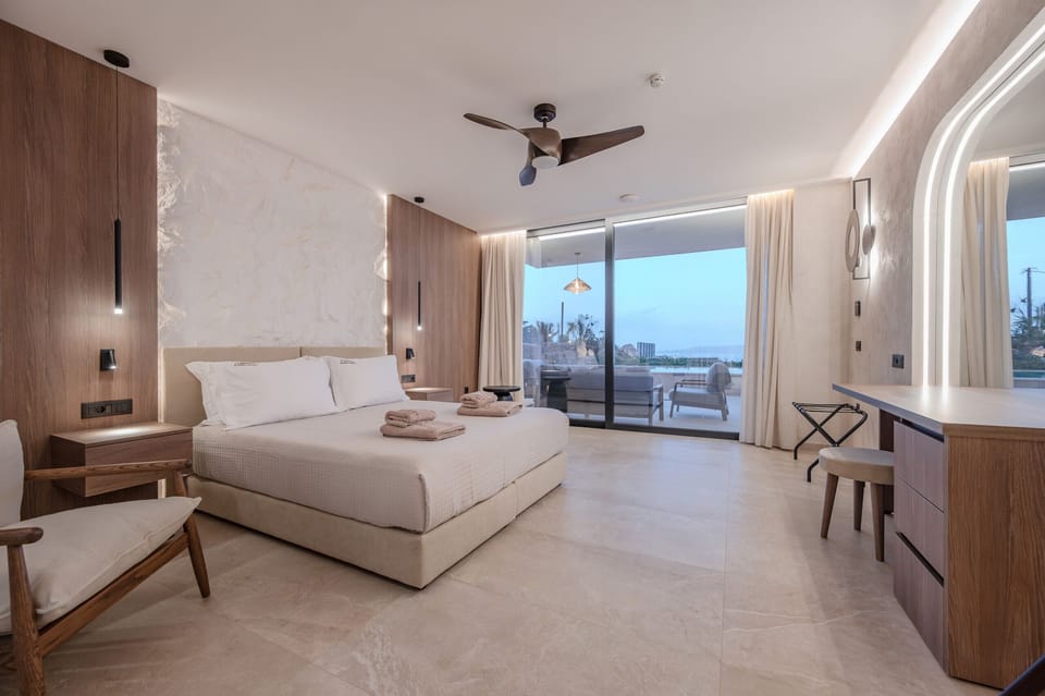 Villa, 2 Bedrooms, Private Pool, Sea View | 2 bedrooms, free cribs/infant beds, bed sheets