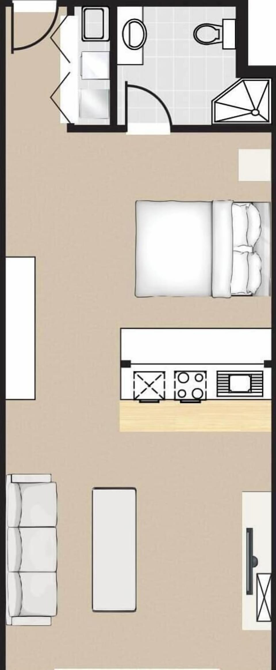 Floor plan of apartment 
