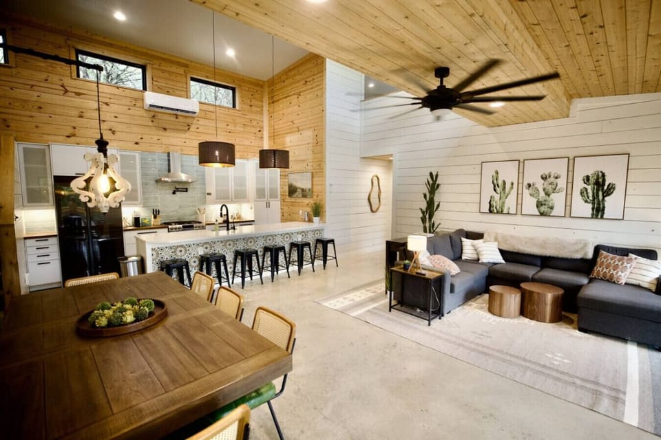 Spacious open concept interior perfect for entertaining