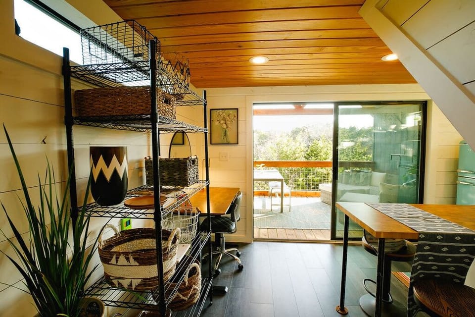 Entrance into the kitchenette