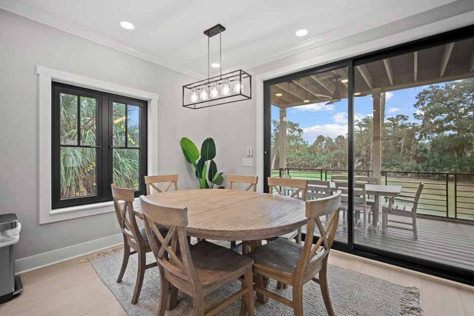 Dining Area and Deck Access