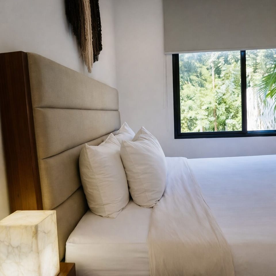 Comfortable king size bed 