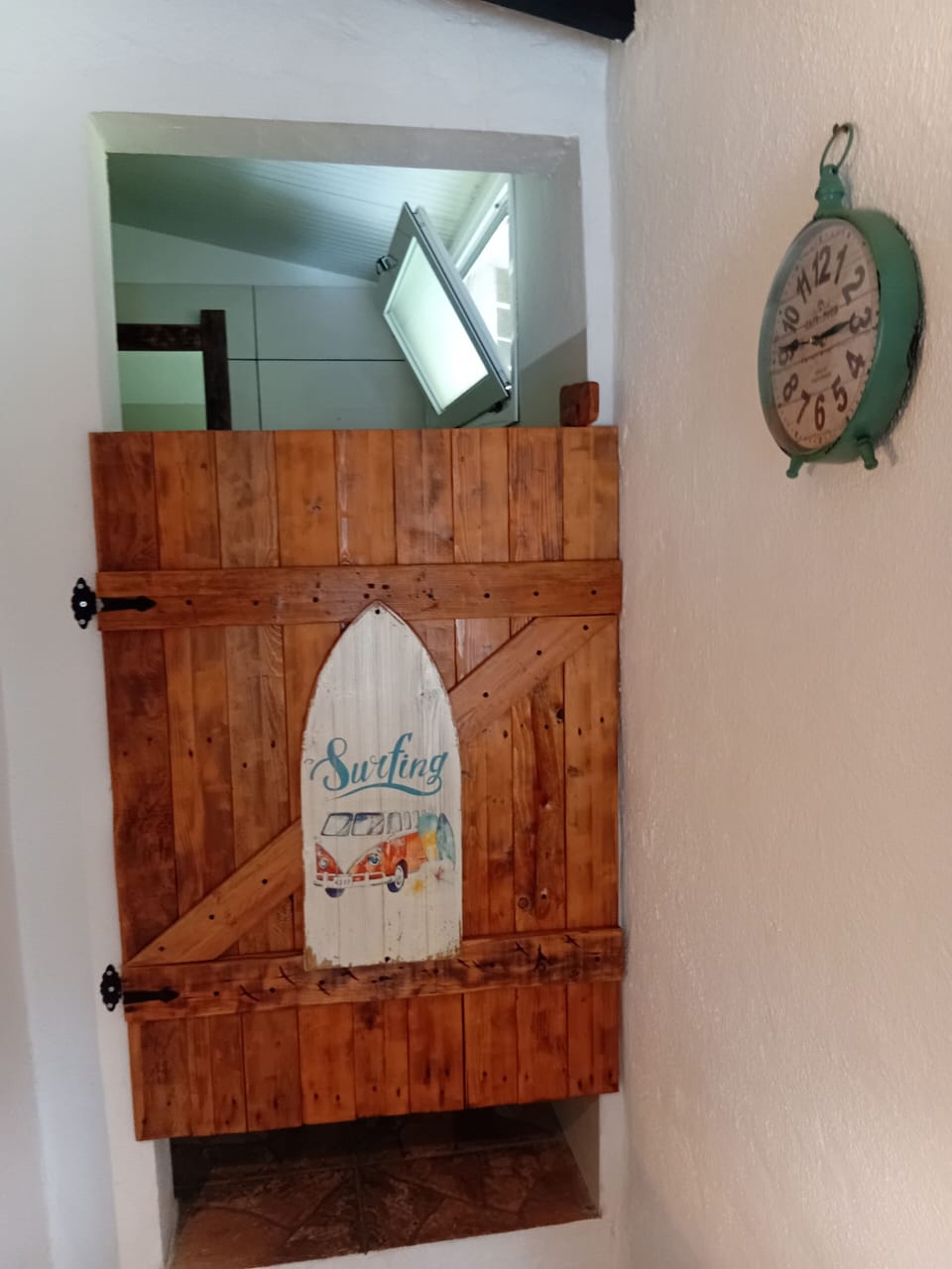 Door to ensuite shower room. 