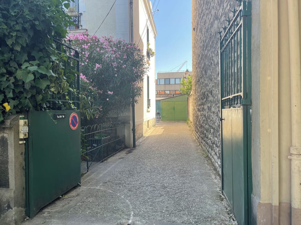 Main gate if you drive a car to get in to safe parking