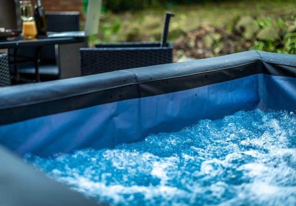Hot tub only in use at specific times