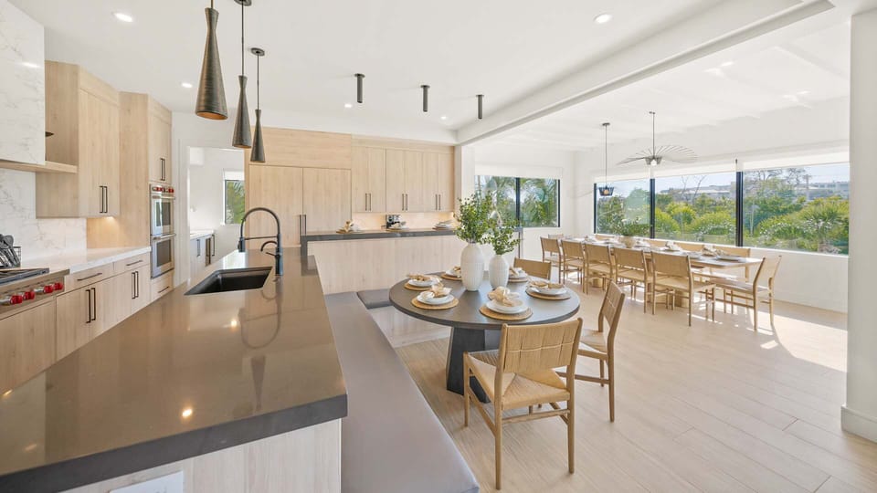 House A - Kitchen - Dining - Breakfast Nook - Balcony Access