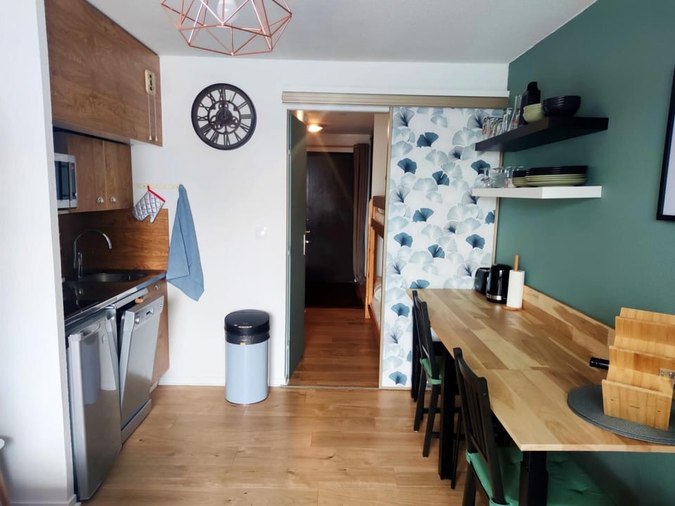 Apartment | Private kitchen | Fridge, microwave, coffee/tea maker, toaster