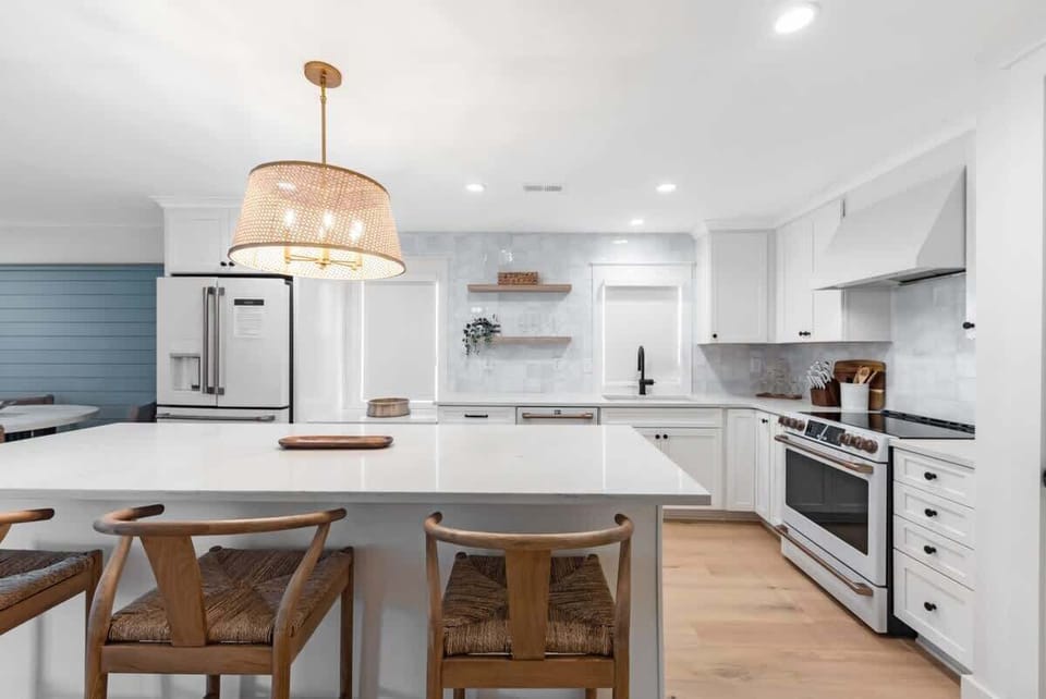 Modern cooking appliances and spacious countertops, the kitchen has it all!