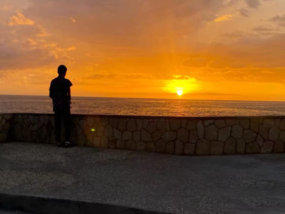 outdoor, body of water, sunset view from the property. 