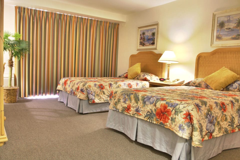 Standard Room 2 Double Beds | In-room safe, desk, blackout drapes, iron/ironing board