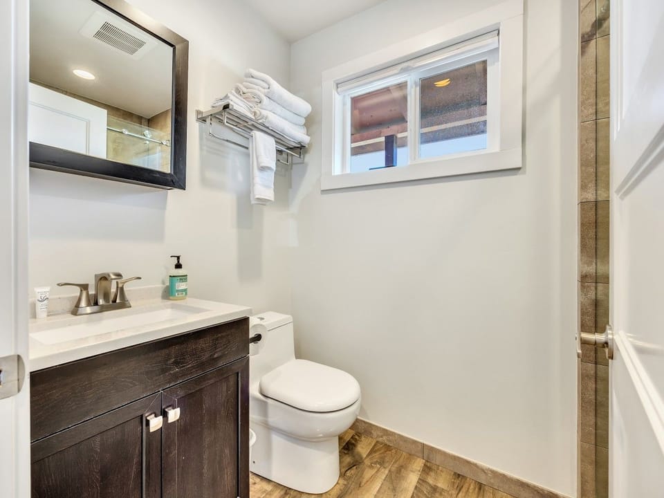 Bathroom 2 | Walk-In Shower | Fresh Towels Provided