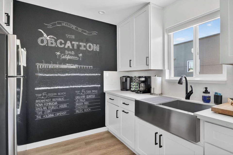 Functional kitchen with clean design and great lighting
