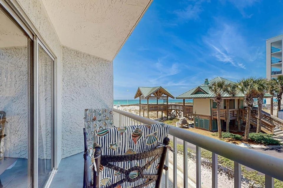 Partial Gulf View from Balcony