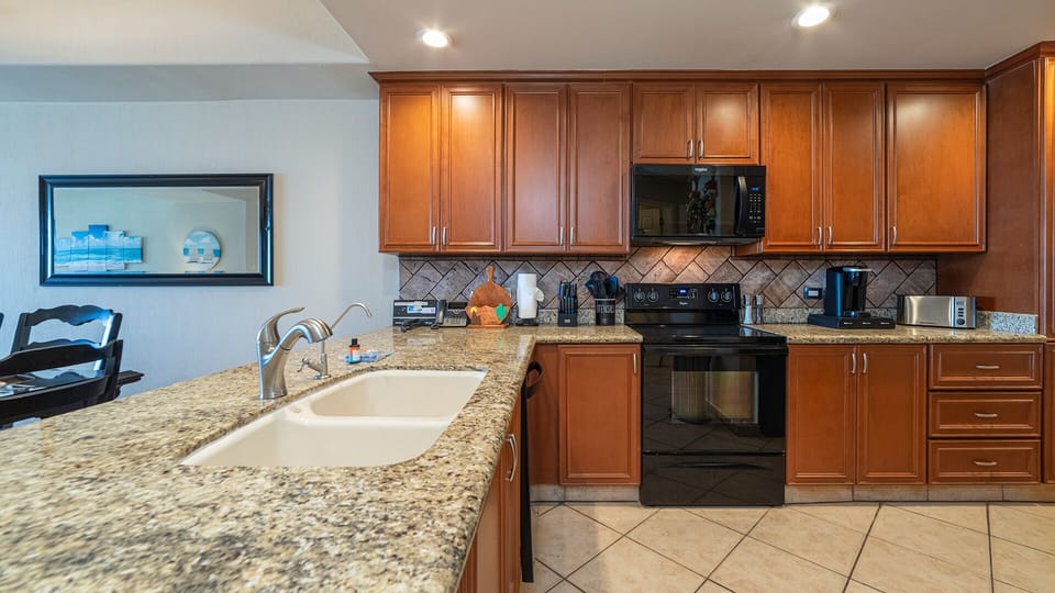 The complete kitchen .