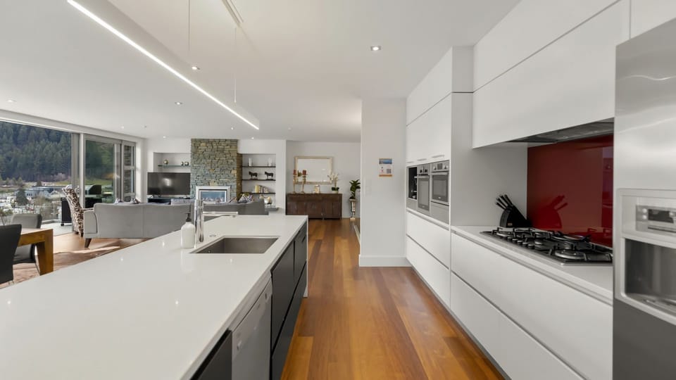 Large fully equipped kitchen