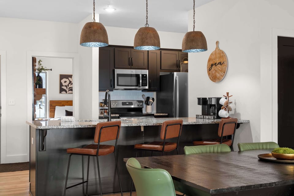 A mix of modern and comfort.