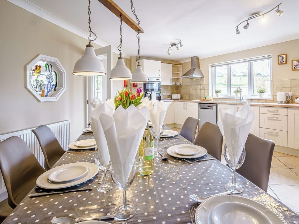 Kitchen/diner | Hafdir - Gwbert Holiday Cottages, Gwbert, near Cardigan