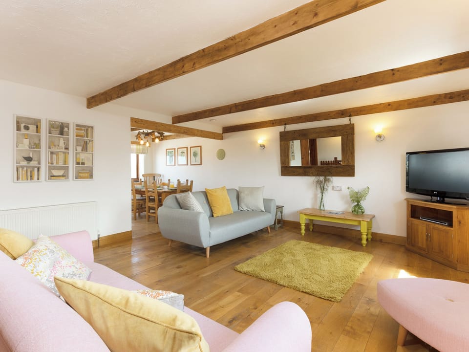 Living area | Granary - Court Farm Holidays, Marhamchurch, near Bude