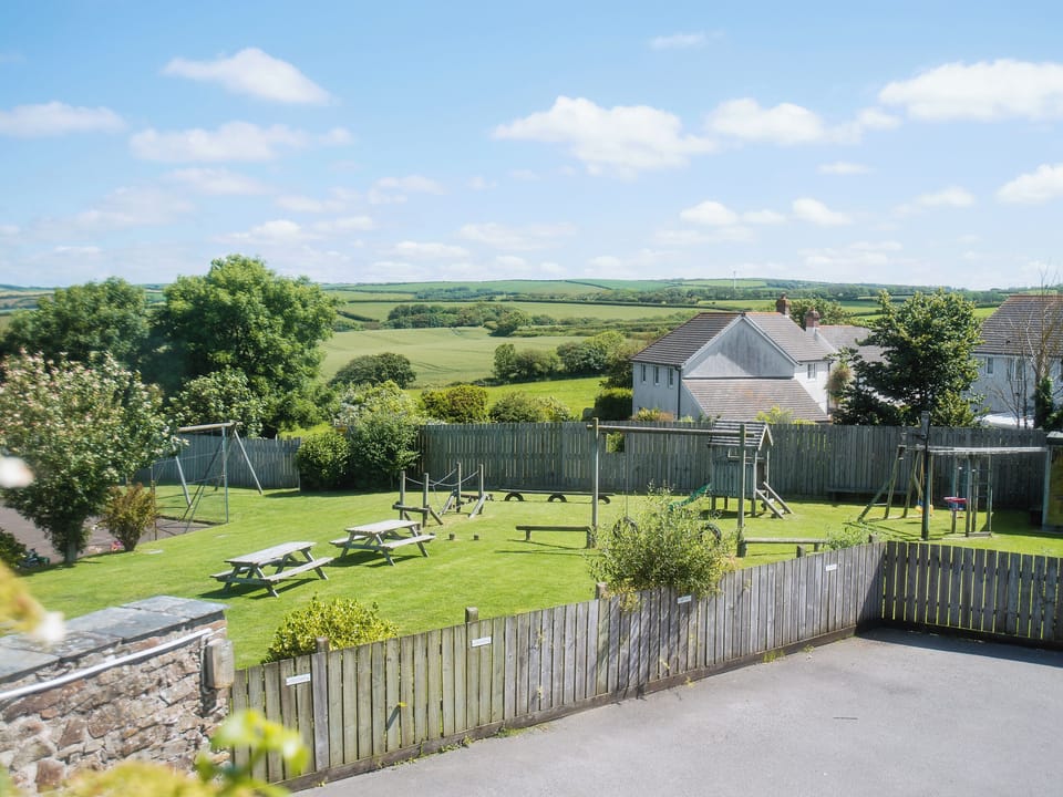 Children&rsquo;s play area | Court Farm Holidays - Marhamchurch, nr. Bude