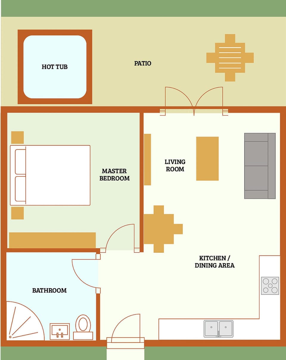 Floor plan | Hazel - Little Dunley Cottages, Bovey Tracey