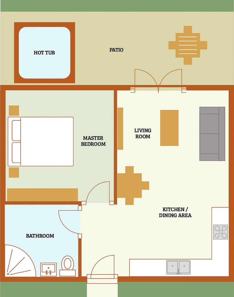 Floor plan | Maple - Little Dunley Cottages, Bovey Tracey