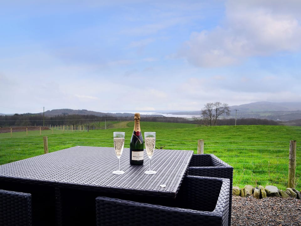 Wonderful far reaching views from the terrace | Galloway View - Drumwall, Gatehouse of Fleet