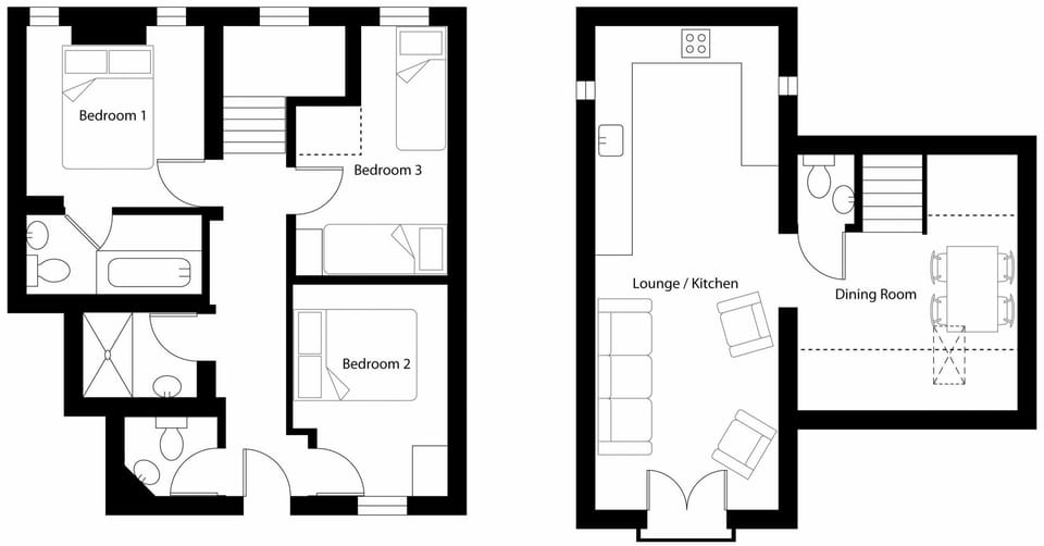 Floor plan | 1 Monkbar Mews - City Apartments, York