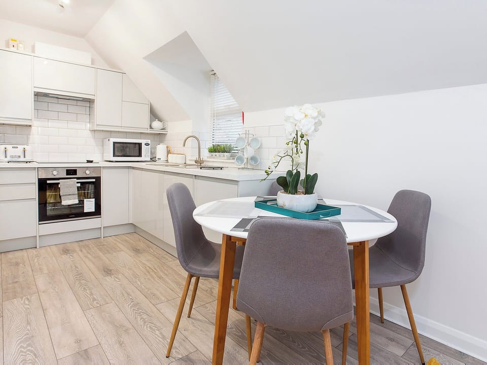 Open plan living space | Minsters Reach Apartment Three - York Boutique Lets, York