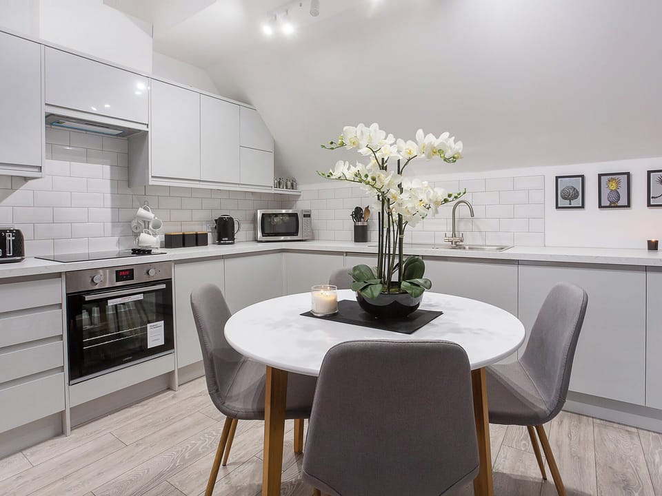 Kitchen area | Minsters Reach Apartment Four - York Boutique Lets, York